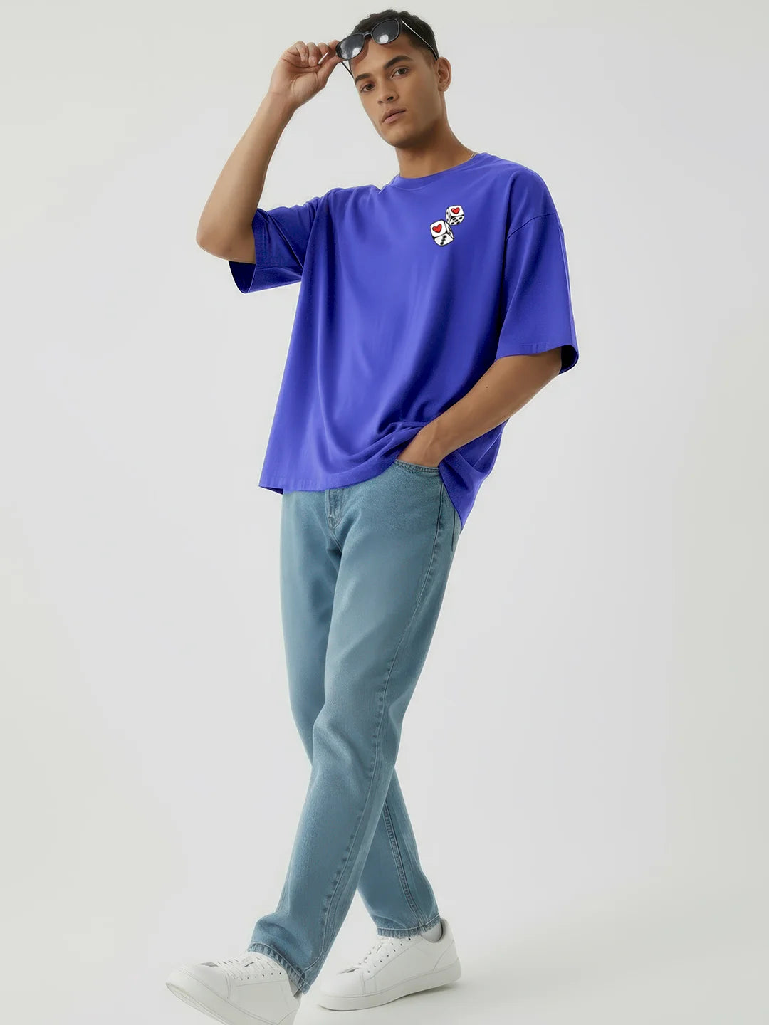 King Of Hearts Mens Oversized T-Shirt