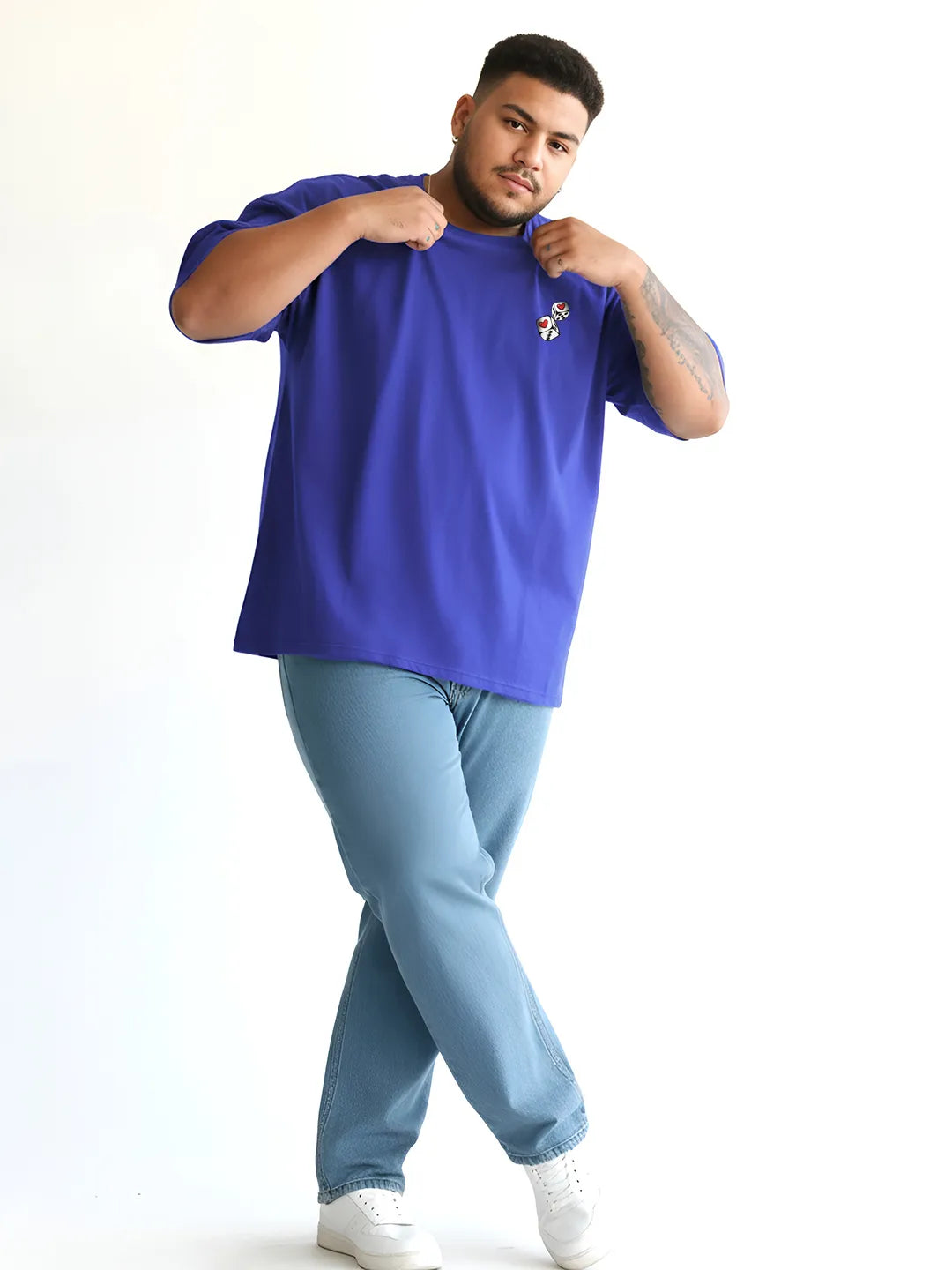 King Of Hearts Mens Oversized T-Shirt