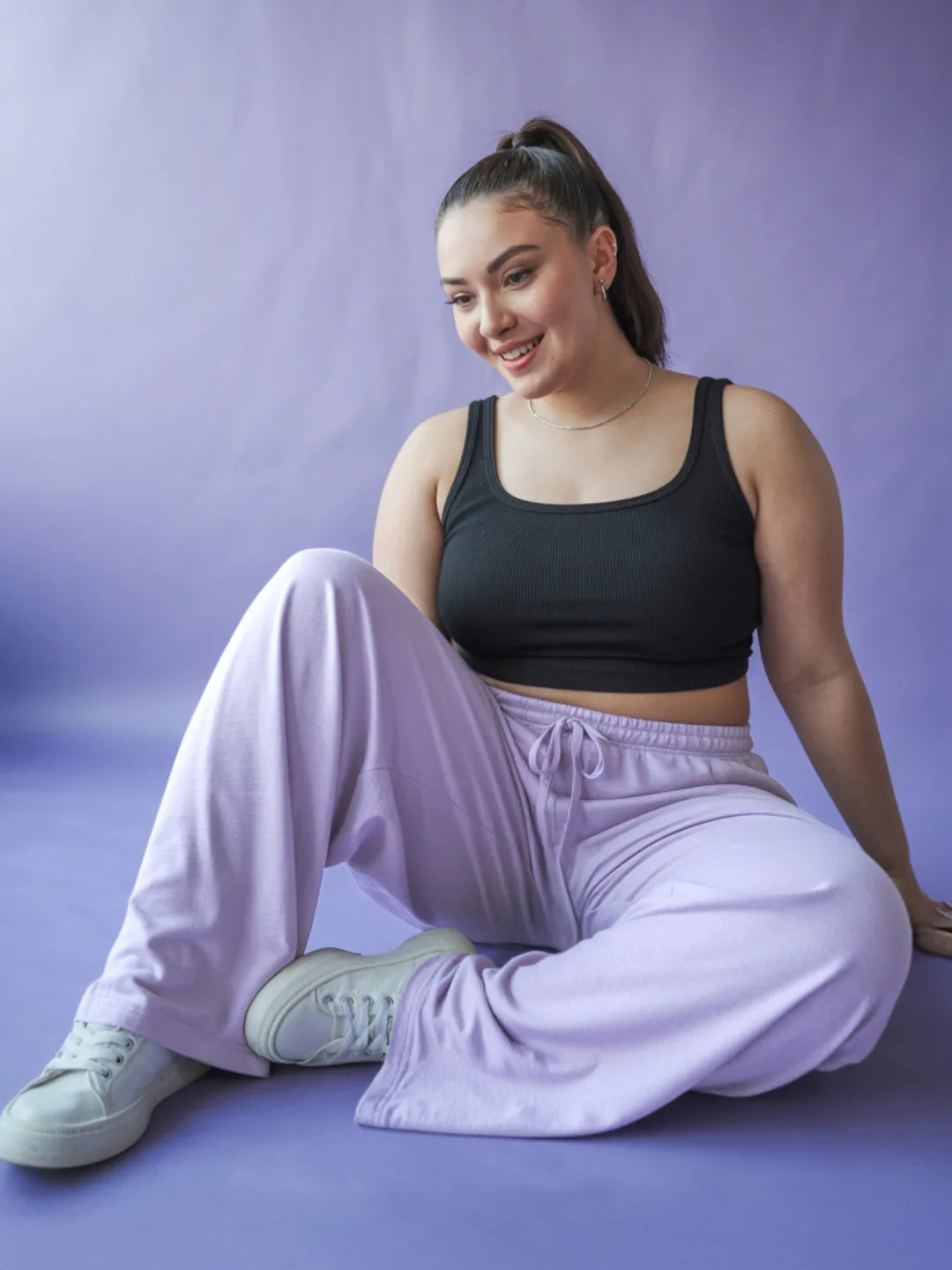 Lavender Dream Flared PJ Pants (Plus Size)