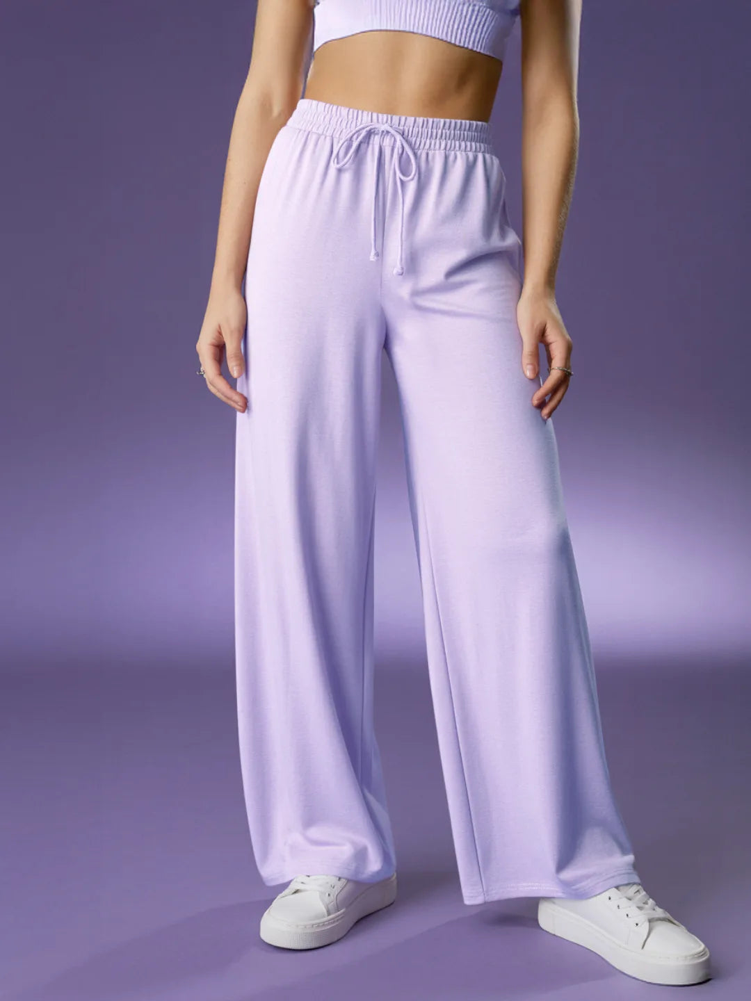 Lavender Dream Flared PJ Pants (Plus Size)