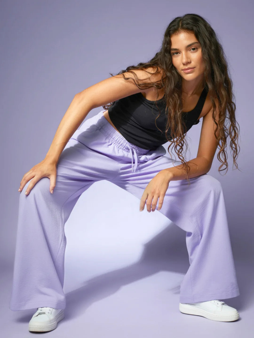 Lavender Dream Flared PJ Pants