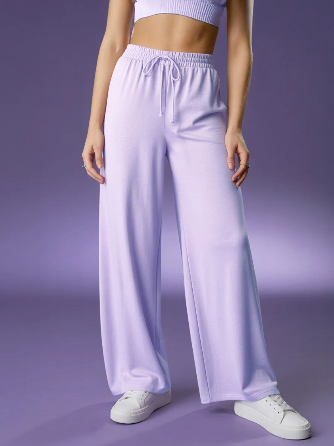 Lavender Dream Flared PJ Pants