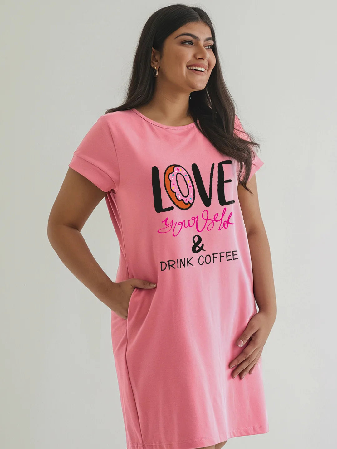 Love Your Self & Drink Coffee (Plus Size)