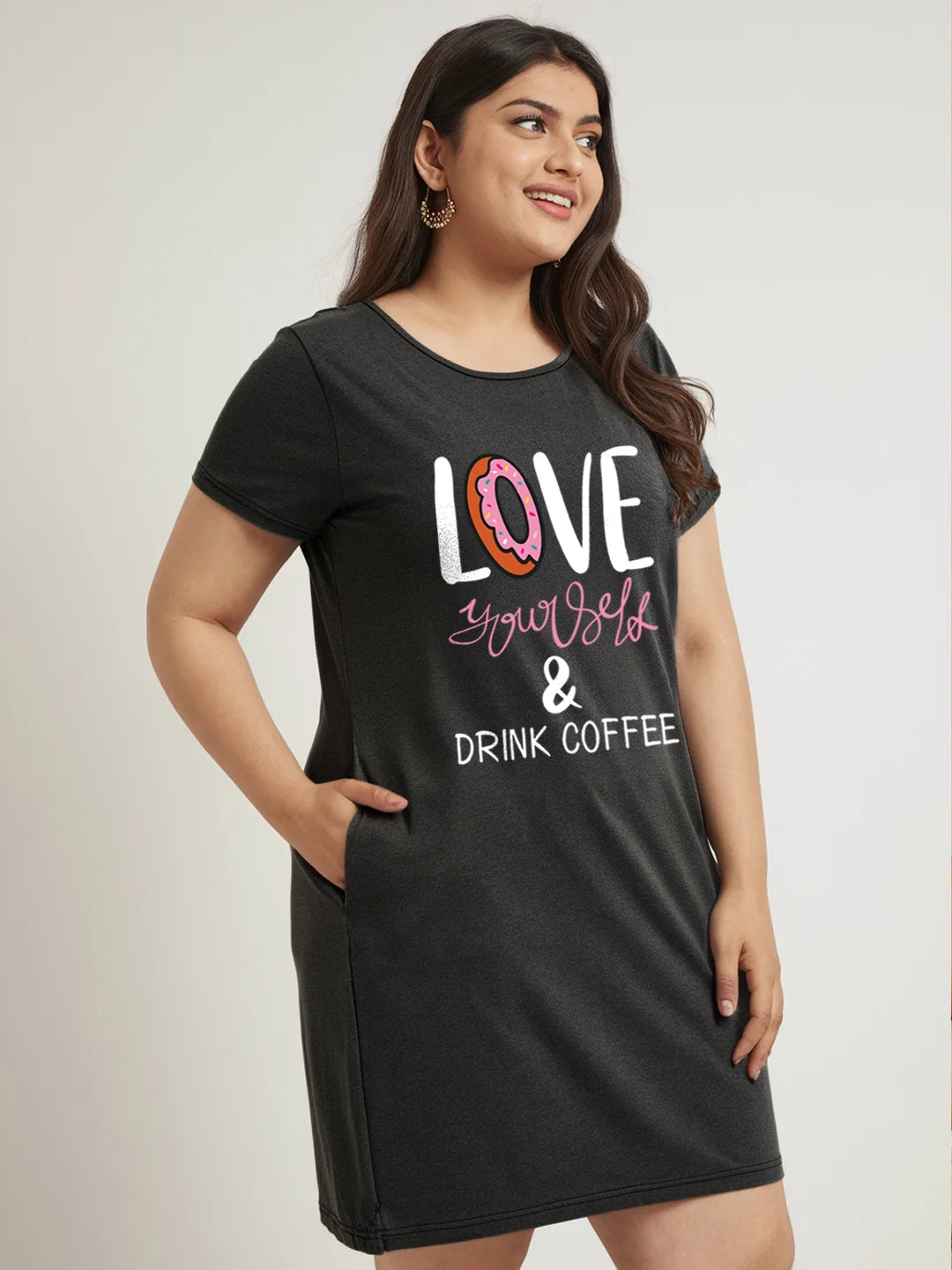 Love Your Self & Drink Coffee (Plus Size)