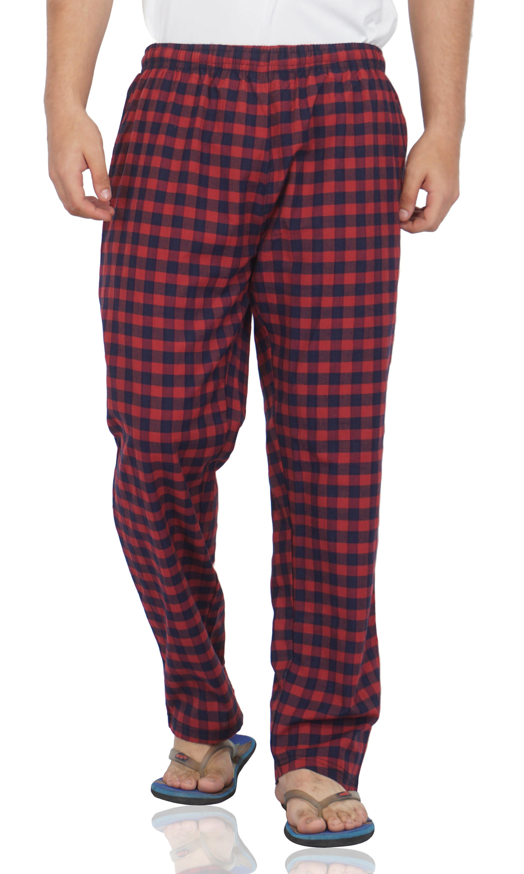 Red and Navy Check Pyjama
