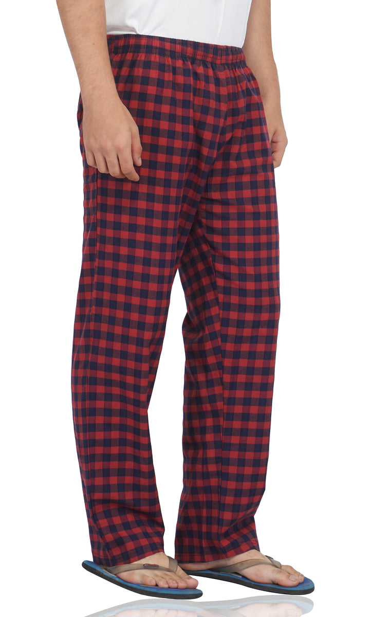 Red and Navy Check Pyjama