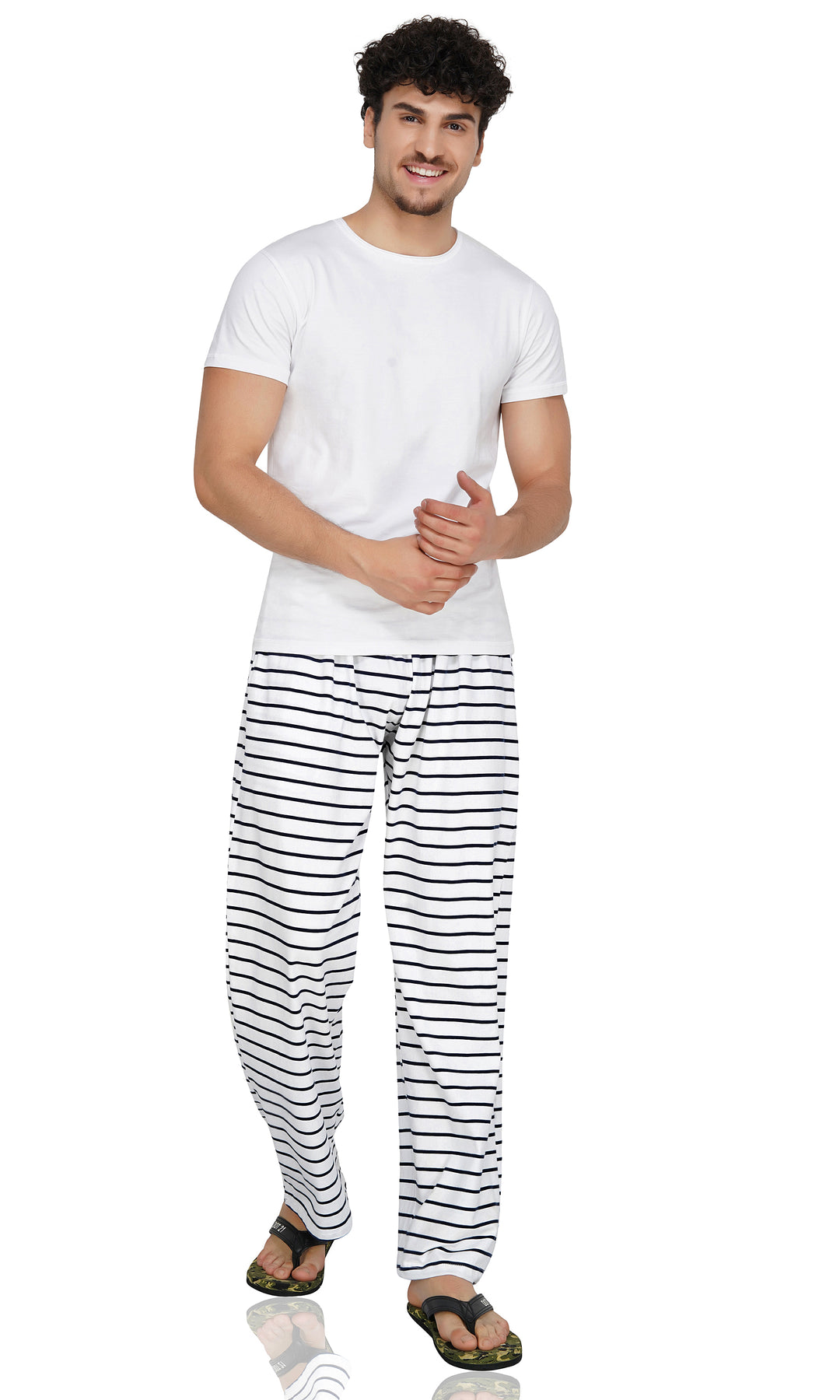 Black and White Check Pyjama