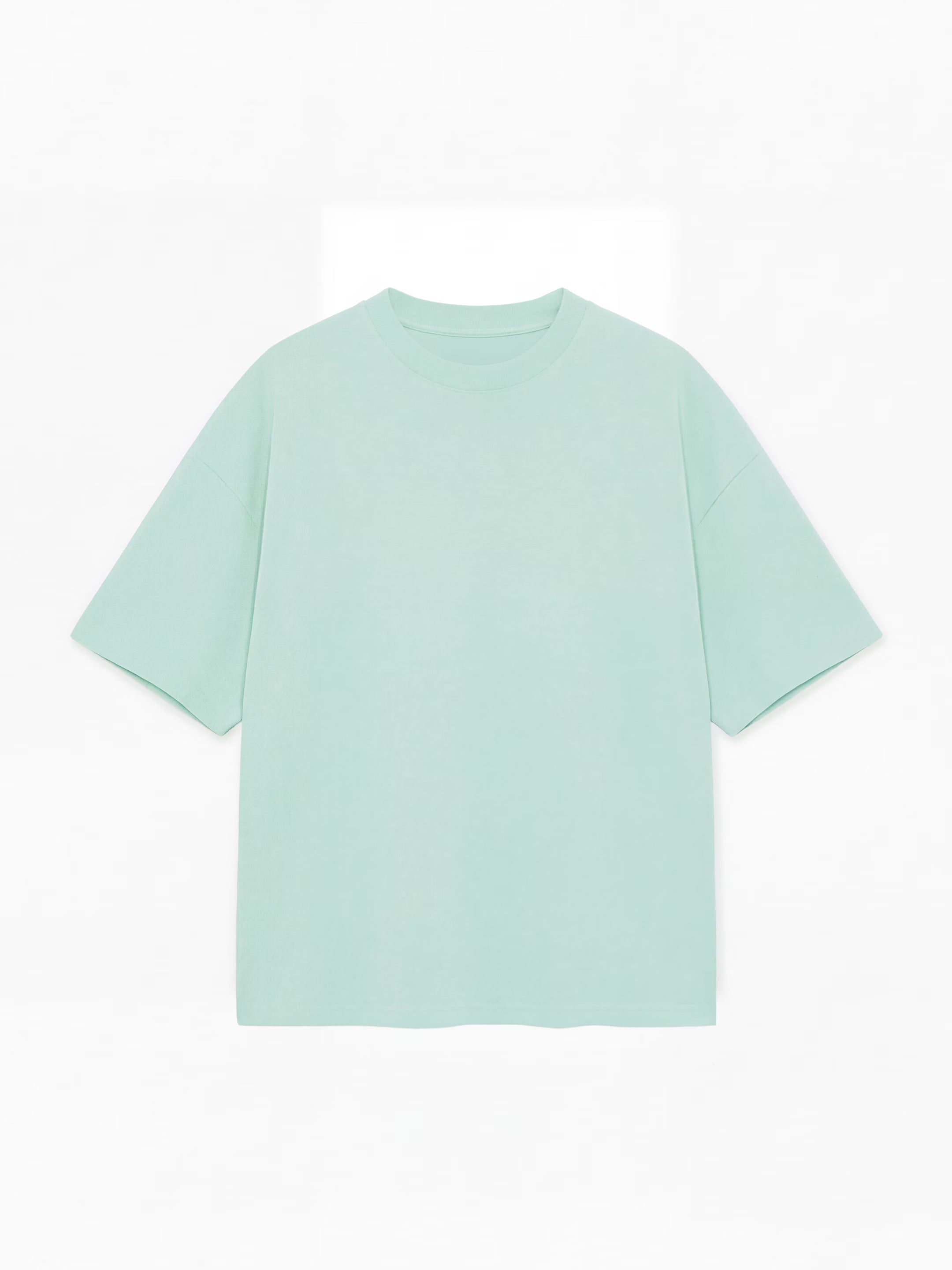 Mint Green Men's Oversized T-Shirt