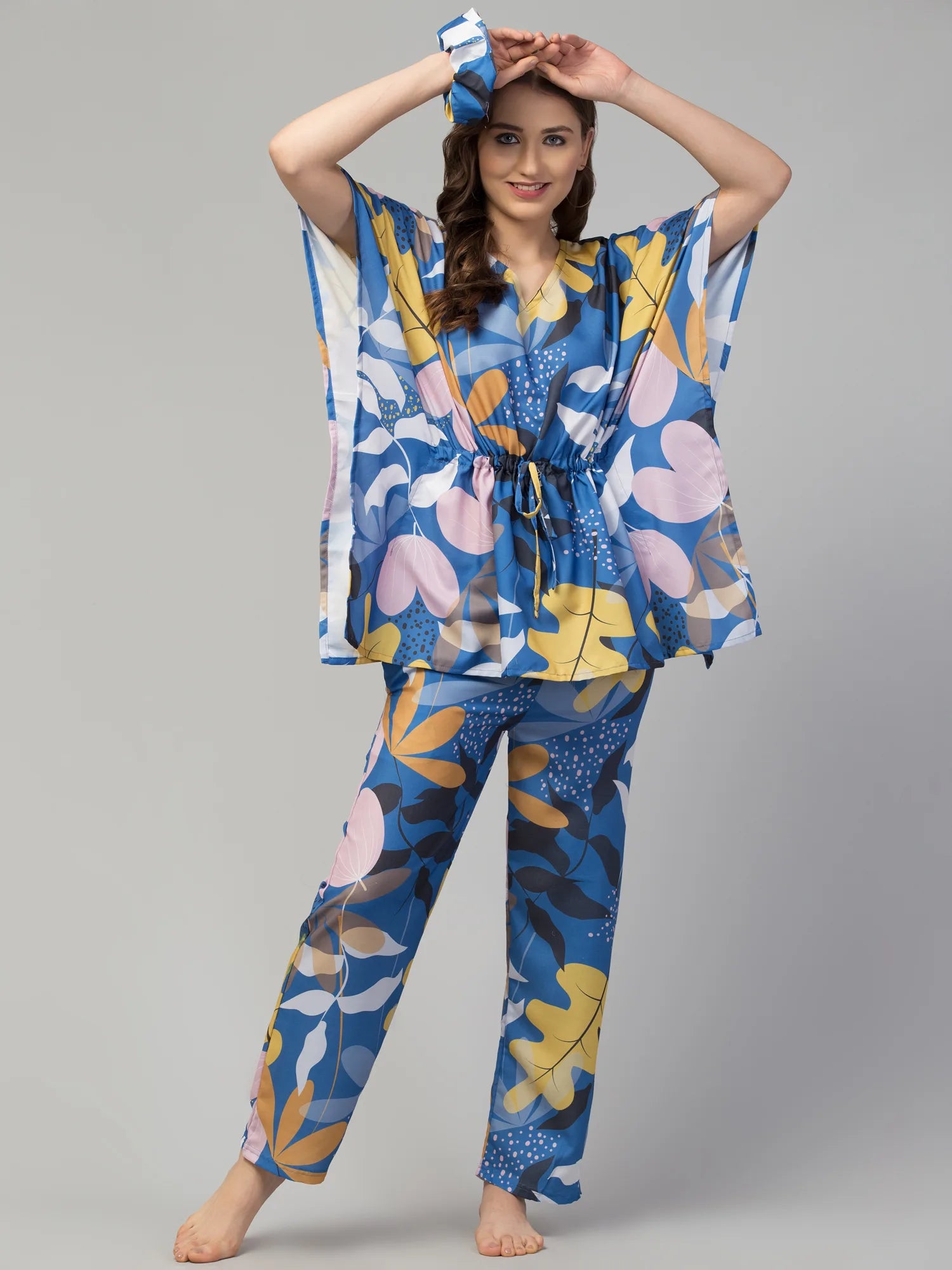Modern Garden Kaftan Set