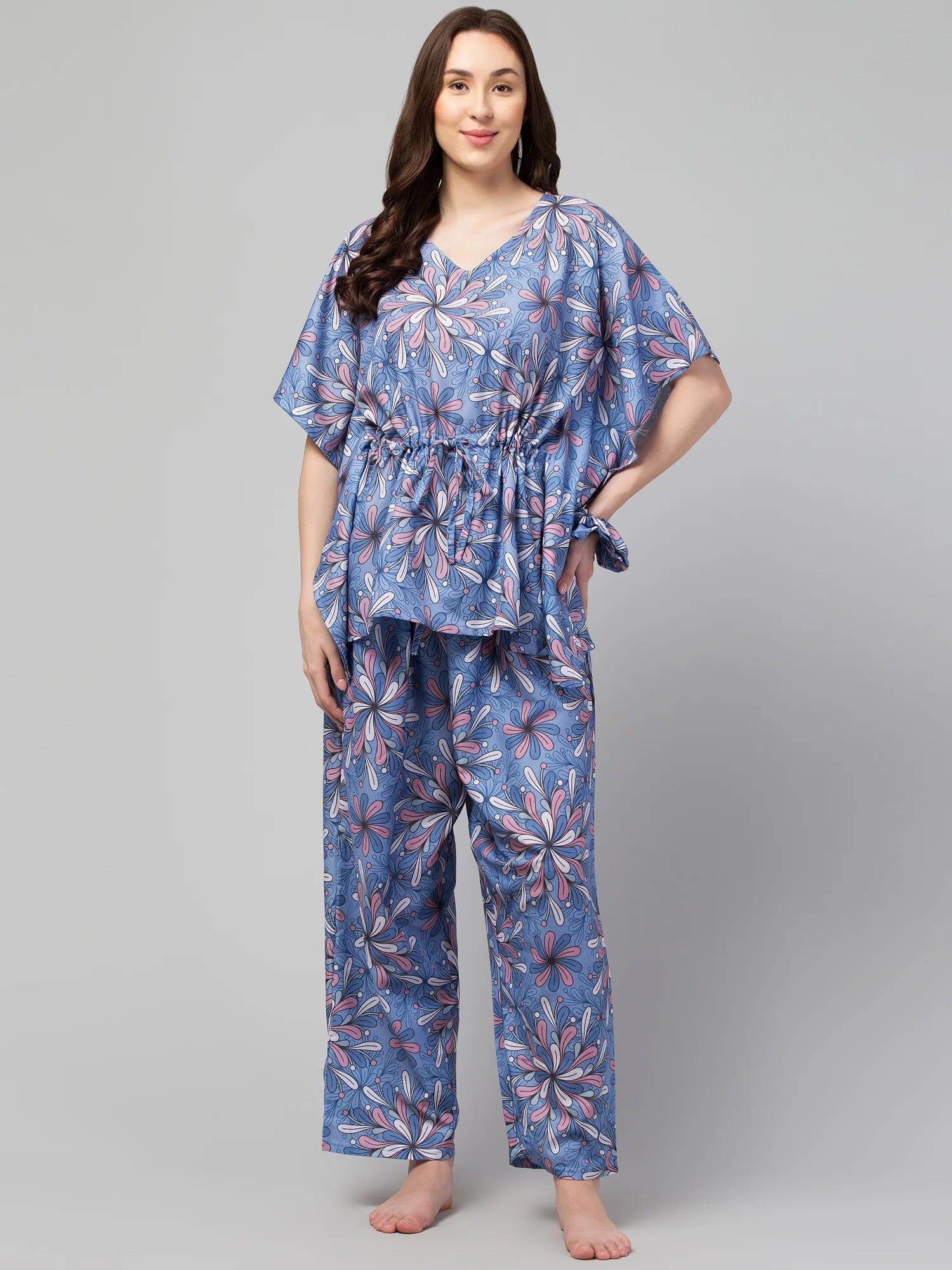 Modular Mosaic Kaftan Set
