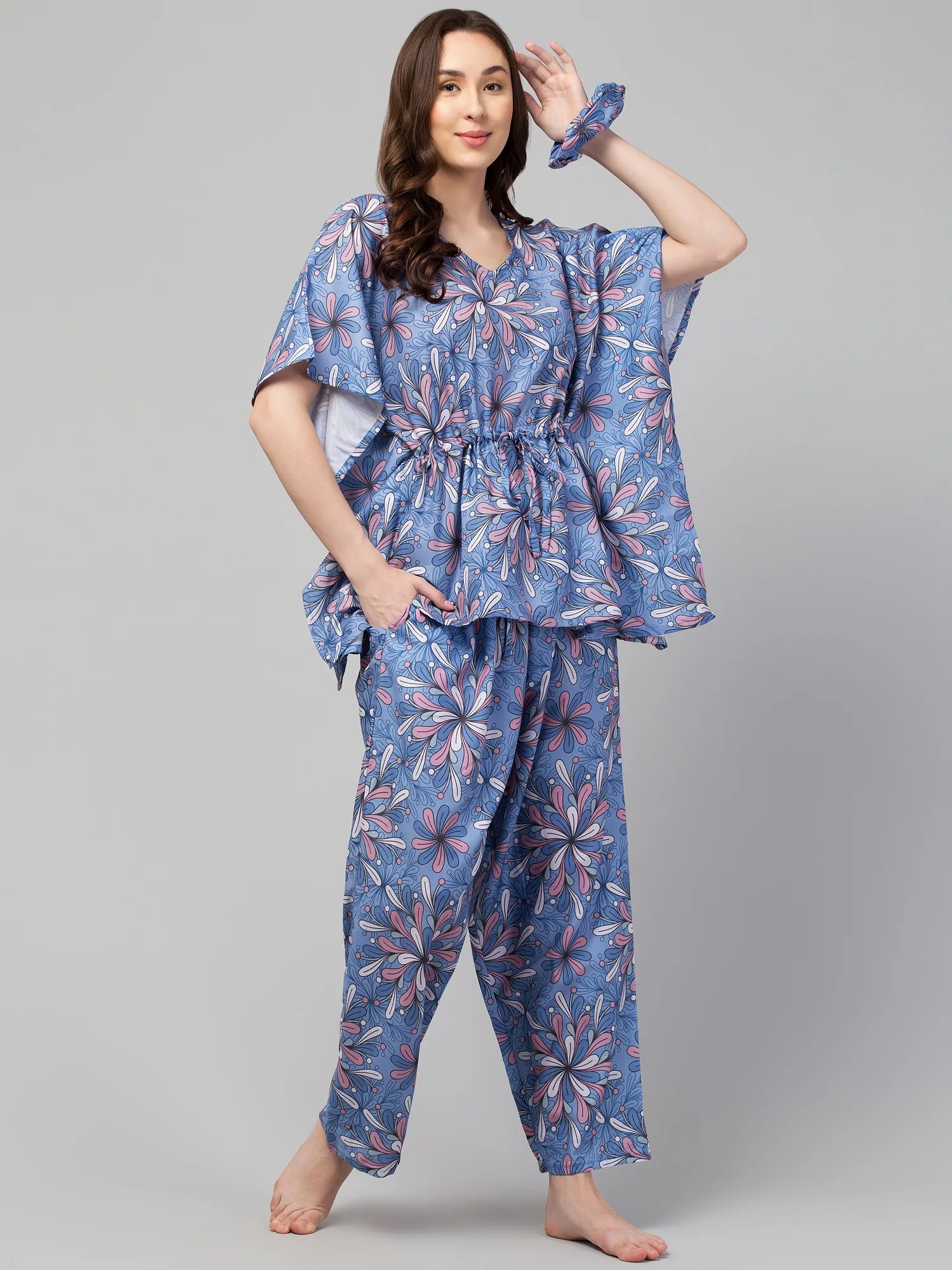 Modular Mosaic Kaftan Set