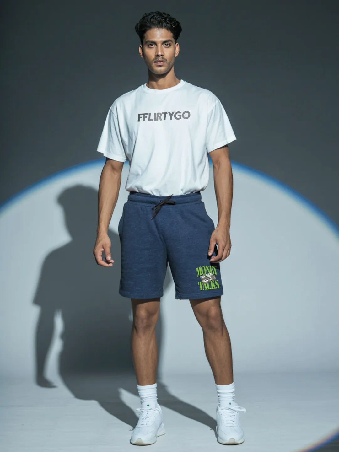 Money Talks Cotton Mens Shorts