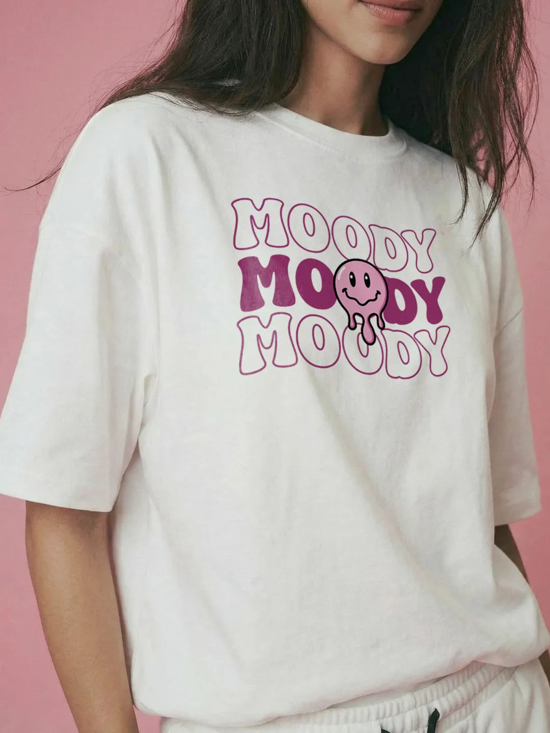 Moody Cotton Women's T Shirt and Shorts ComboSet