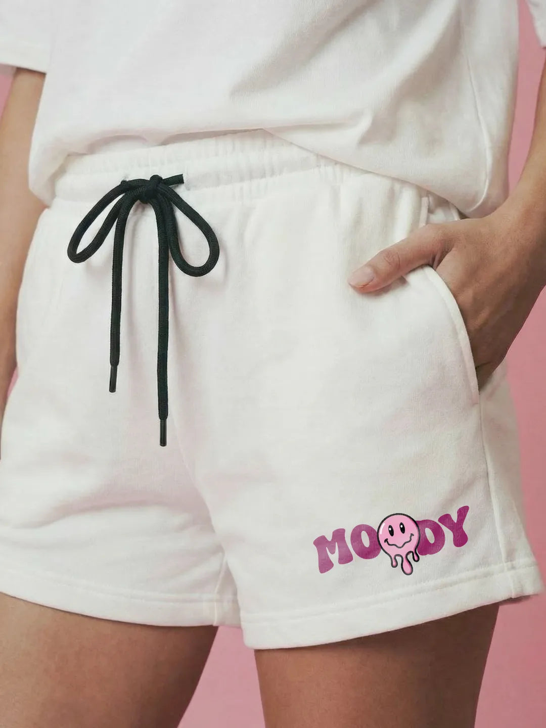 Moody Cotton Women's T Shirt and Shorts ComboSet