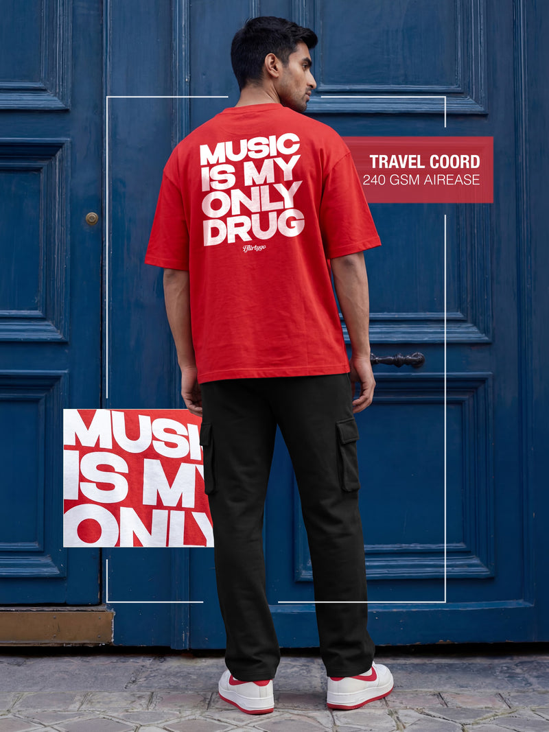 Music Cotton Men's 240 GSM AirEase Full Co-ord