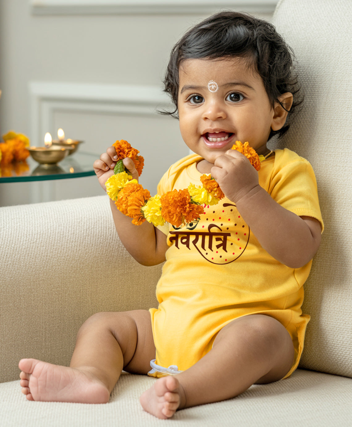 My First Navaratri Baby Romper | Onesies