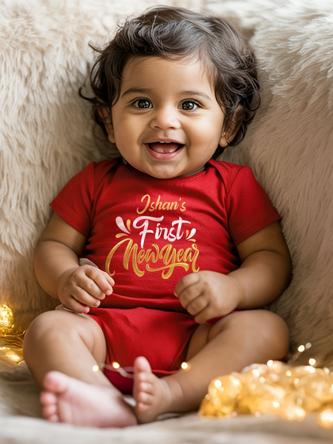 My First New Year Baby Romper | Onesies w/ Custom Name