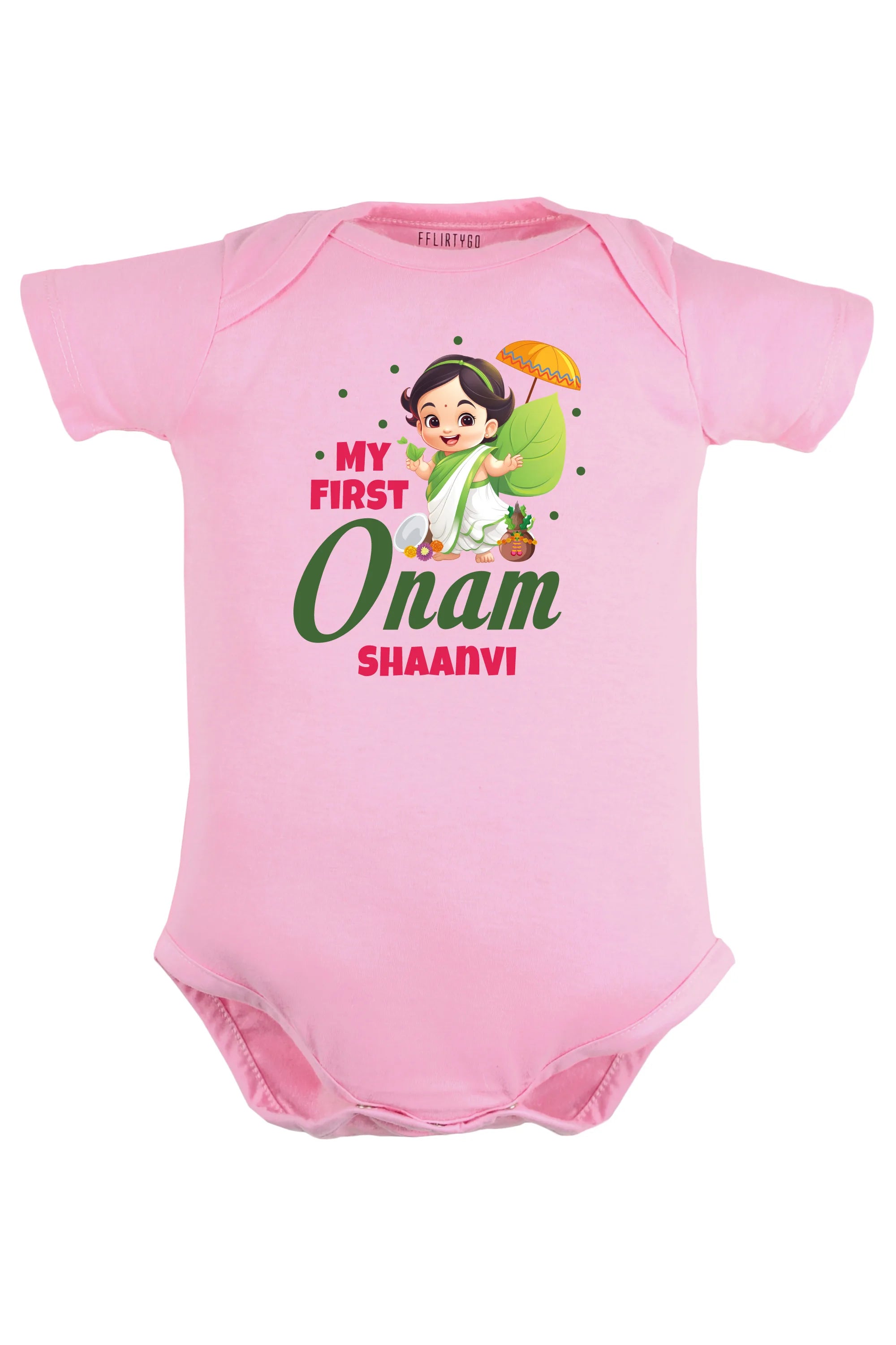 My First Onam Baby Romper | Onesies w/ Custom Name