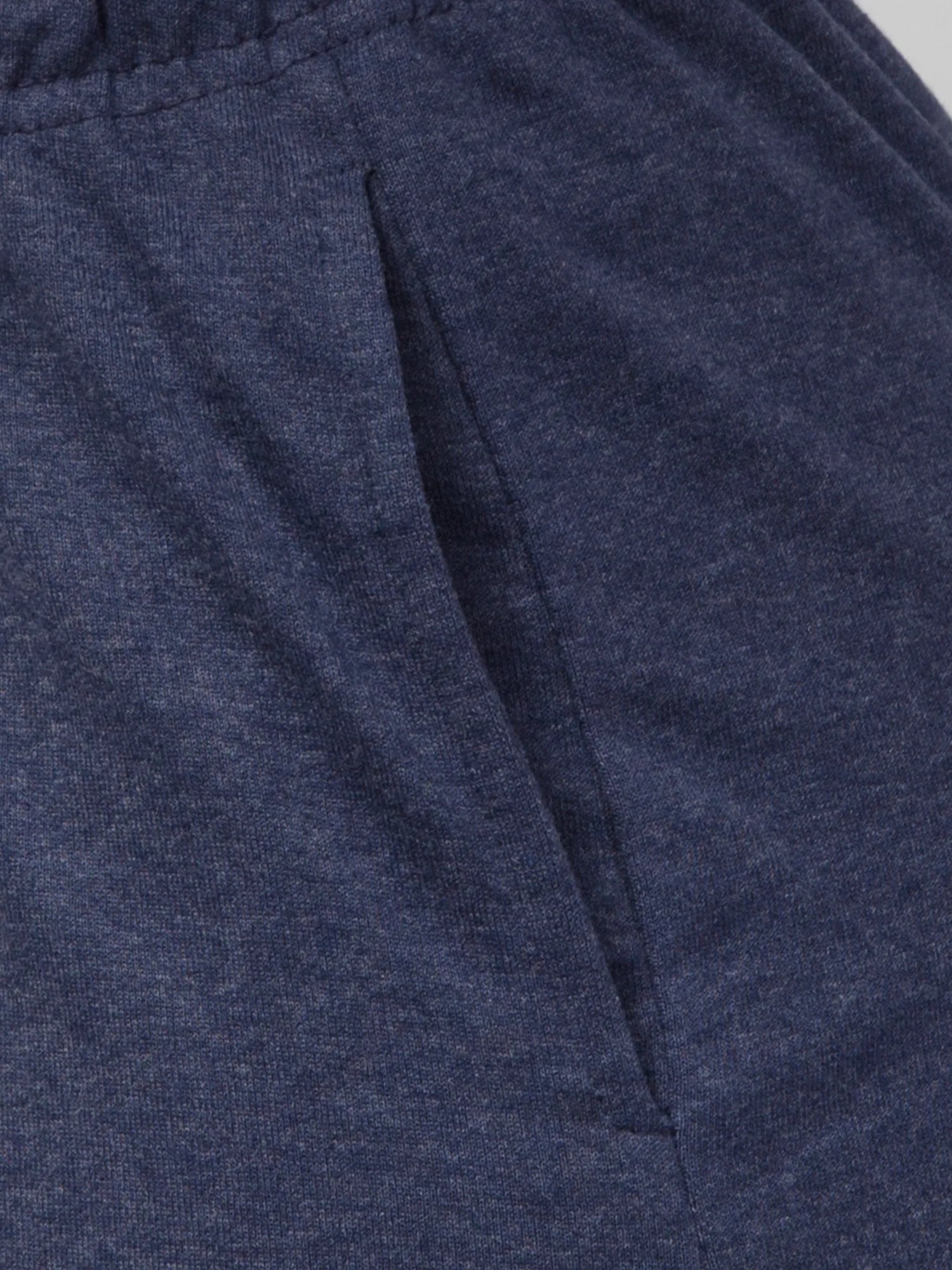 Navy Melange Joggers w/ Box Pockets