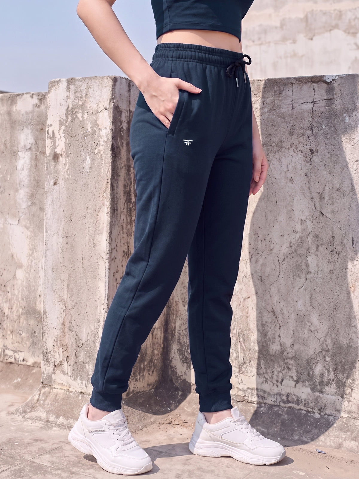 Navy Fleece Joggers