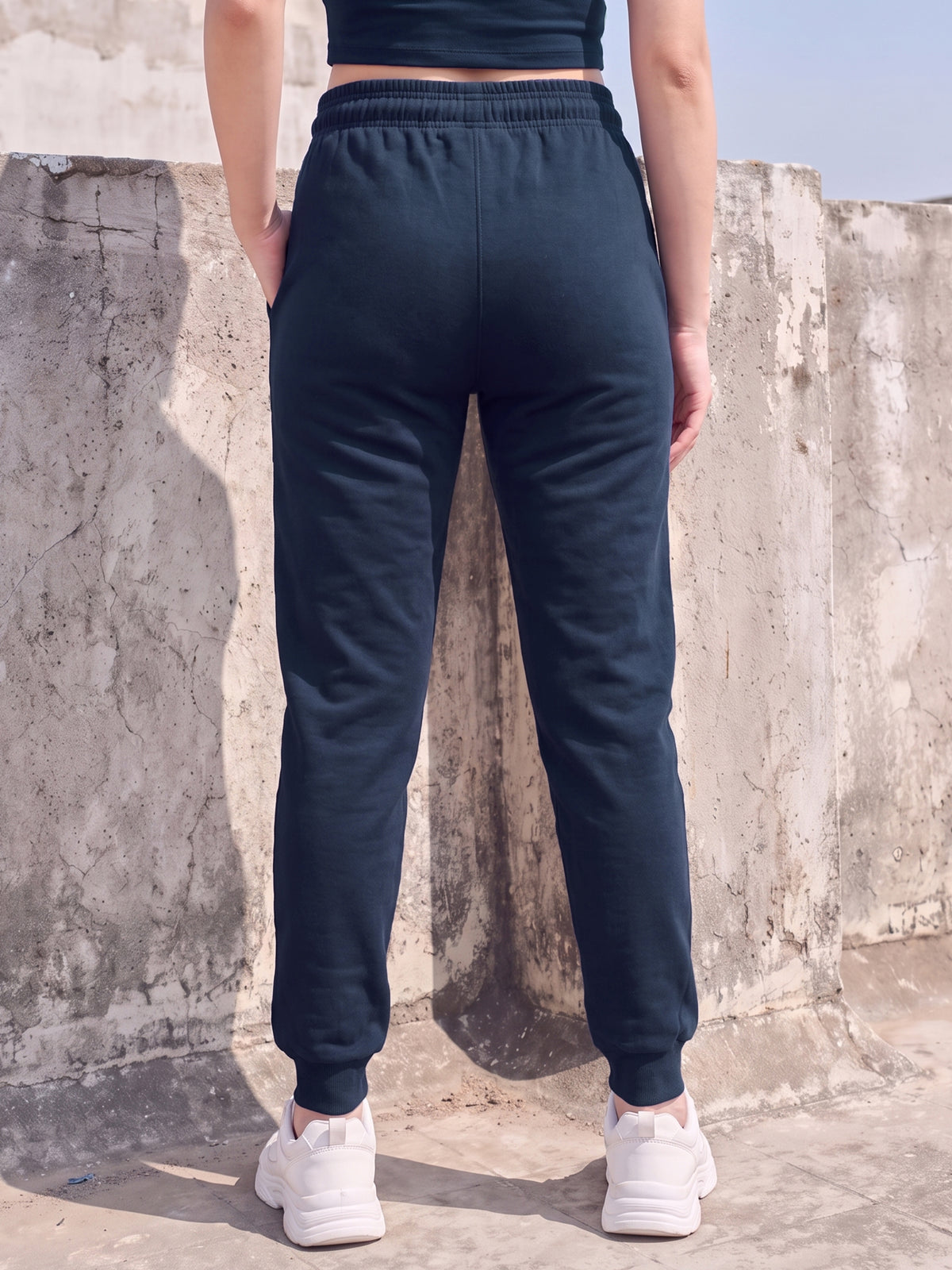 Navy Fleece Joggers