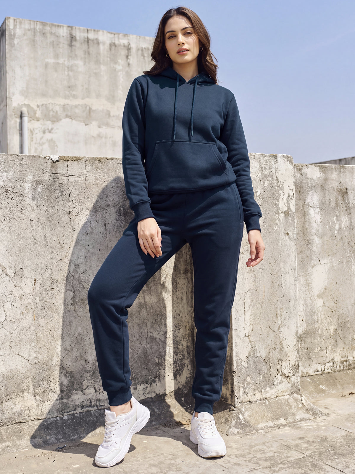Navy Fleece Joggers