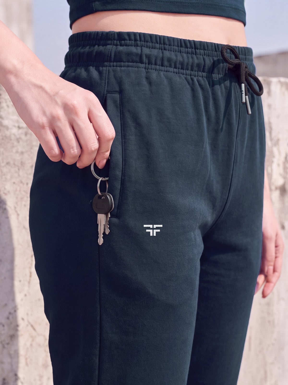 Navy Fleece Joggers