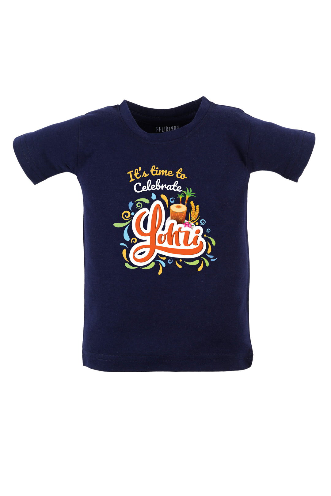It's Time To Celebrate Lohri Kids T Shirt