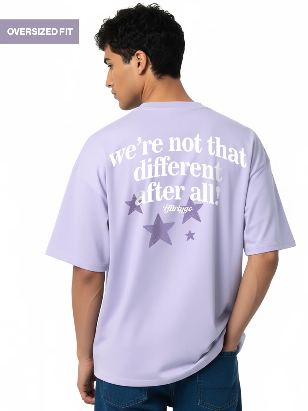 We're Not That Different After All Men's Oversized T-Shirt