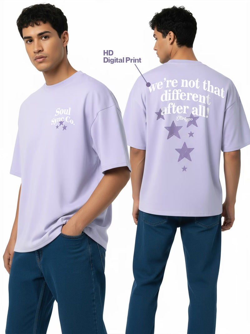 We're Not That Different After All Men's Oversized T-Shirt