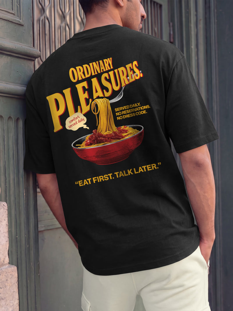 Ordinary Pleasures Cotton Men's Oversized T-Shirt