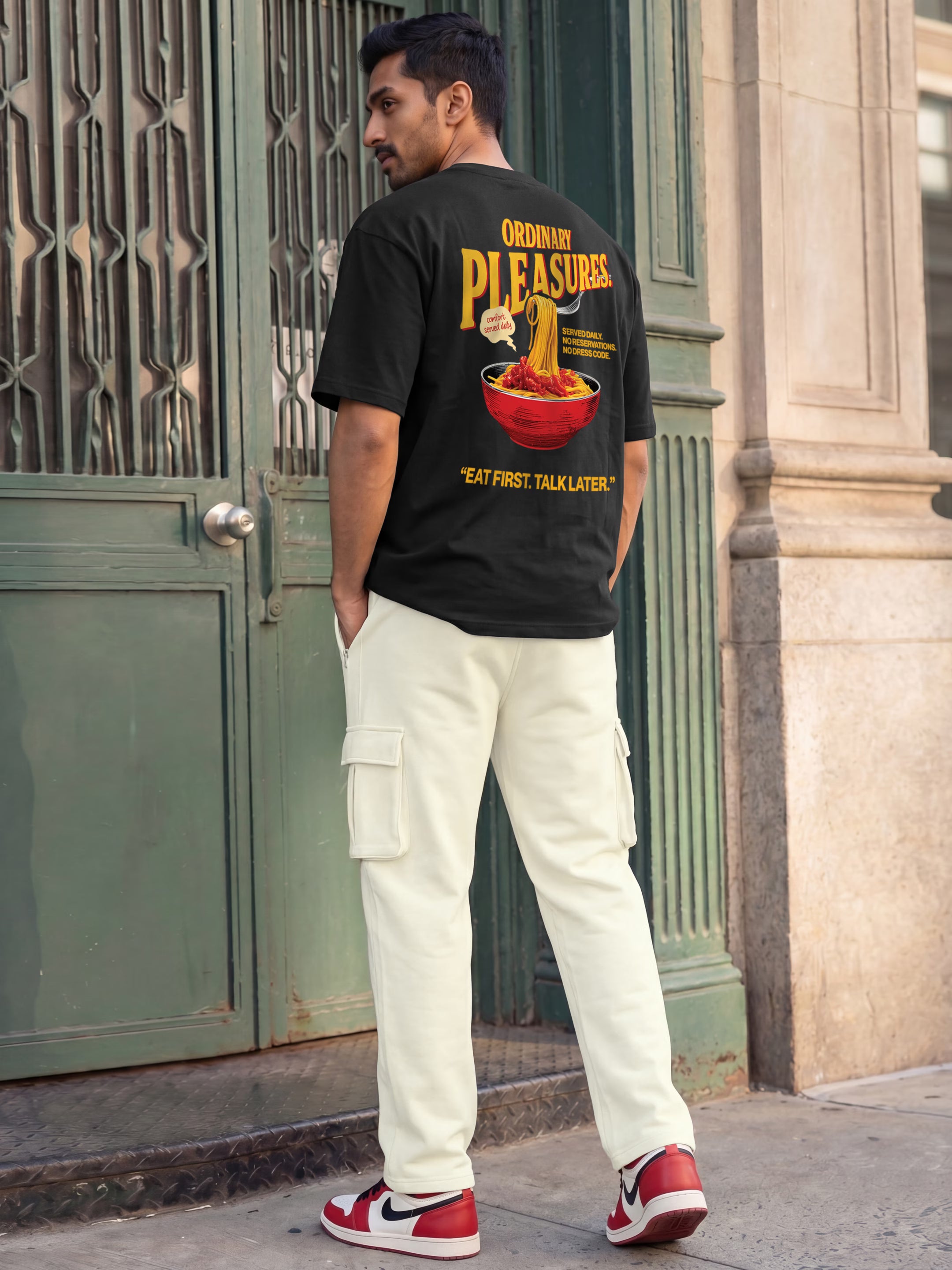 Ordinary Pleasures Cotton Men's Oversized T-Shirt