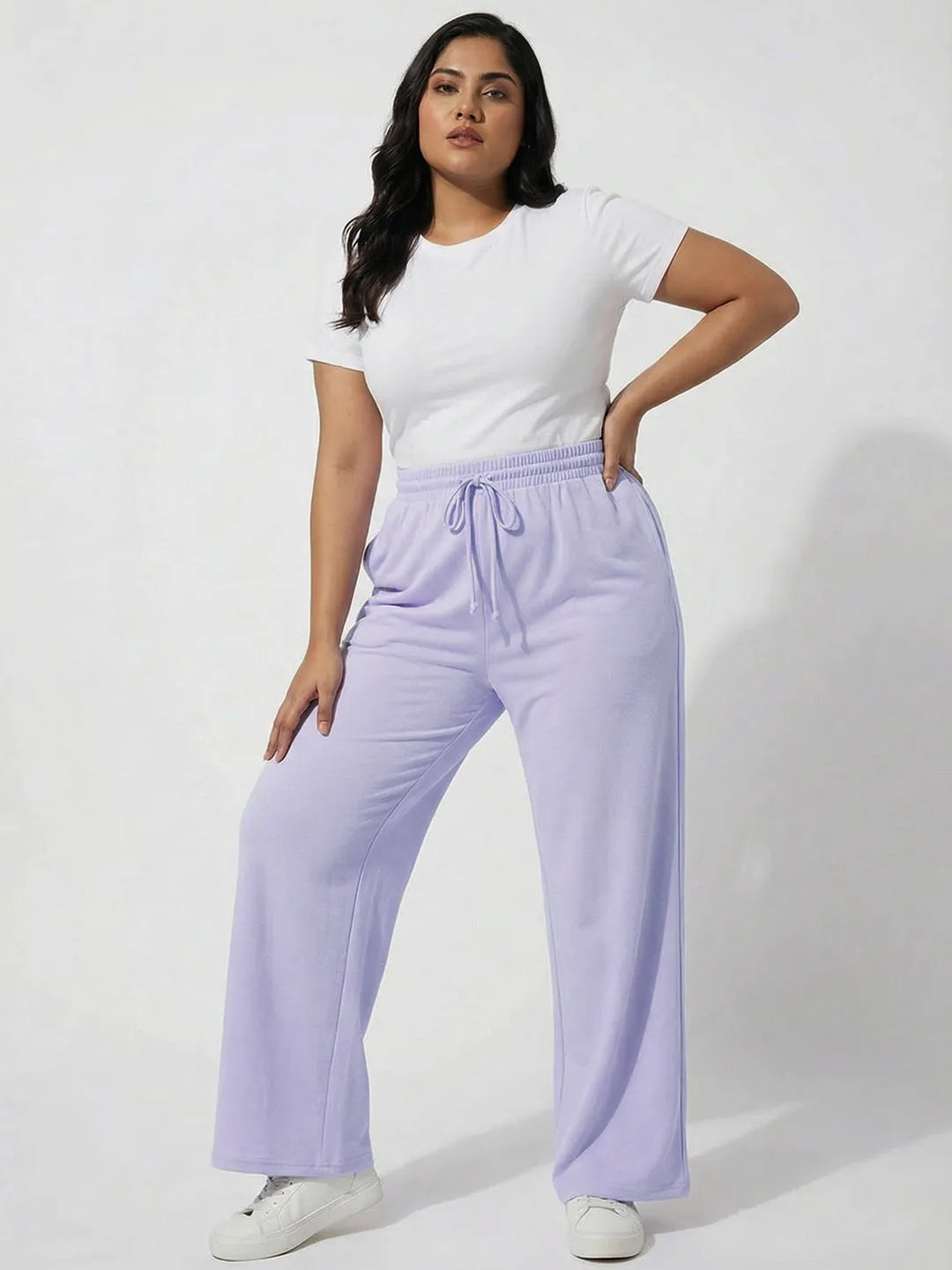 Lavender Dream Flared PJ Pants