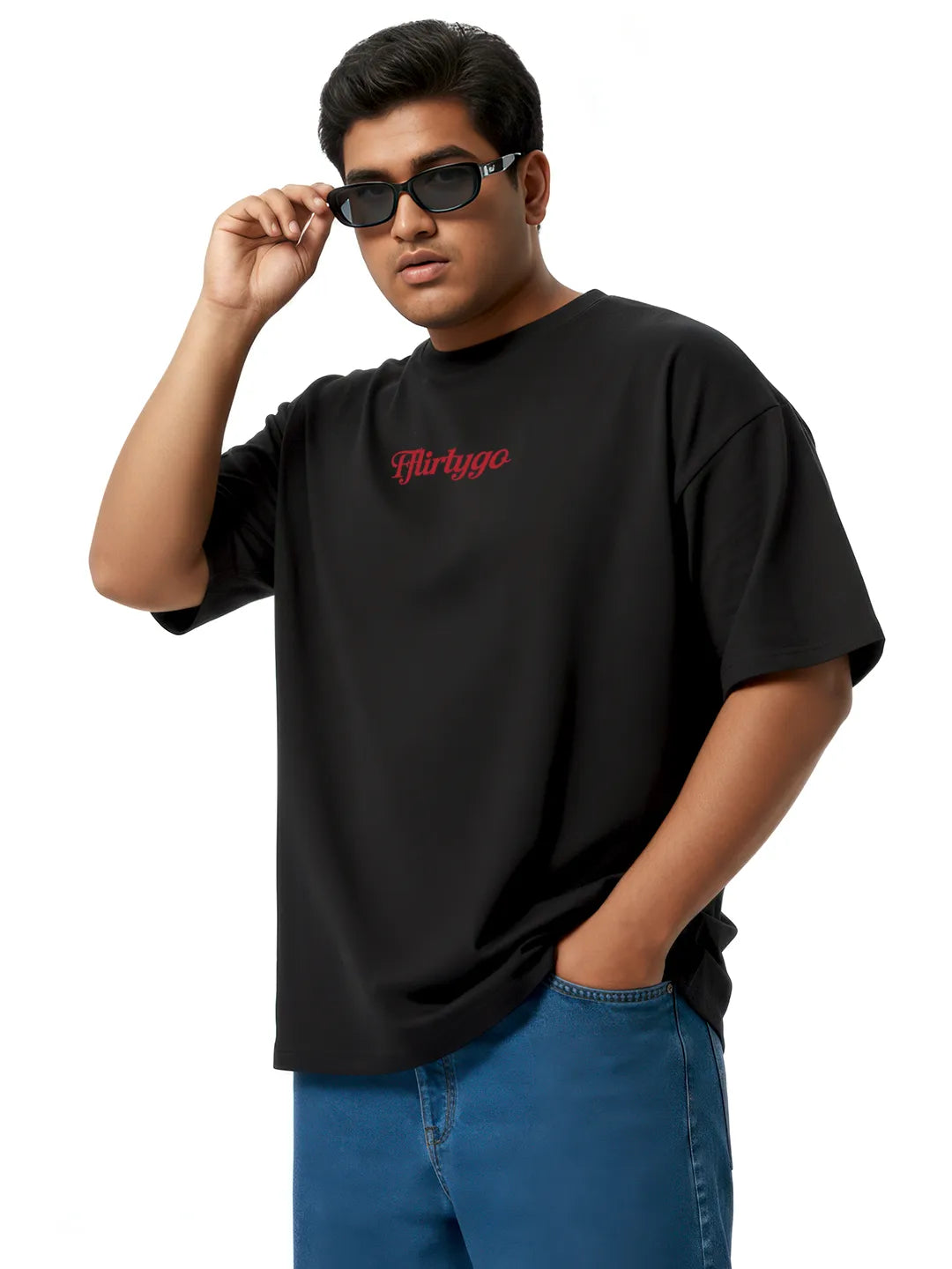 Paranoid Puff Printed Mens Oversized T-Shirt