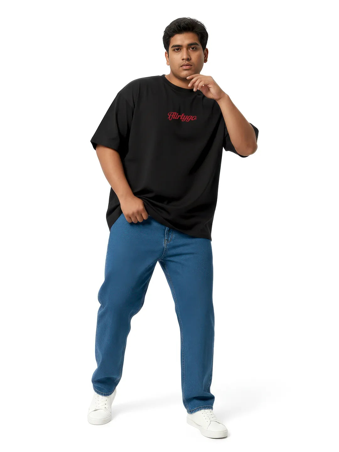 Paranoid Puff Printed Mens Oversized T-Shirt