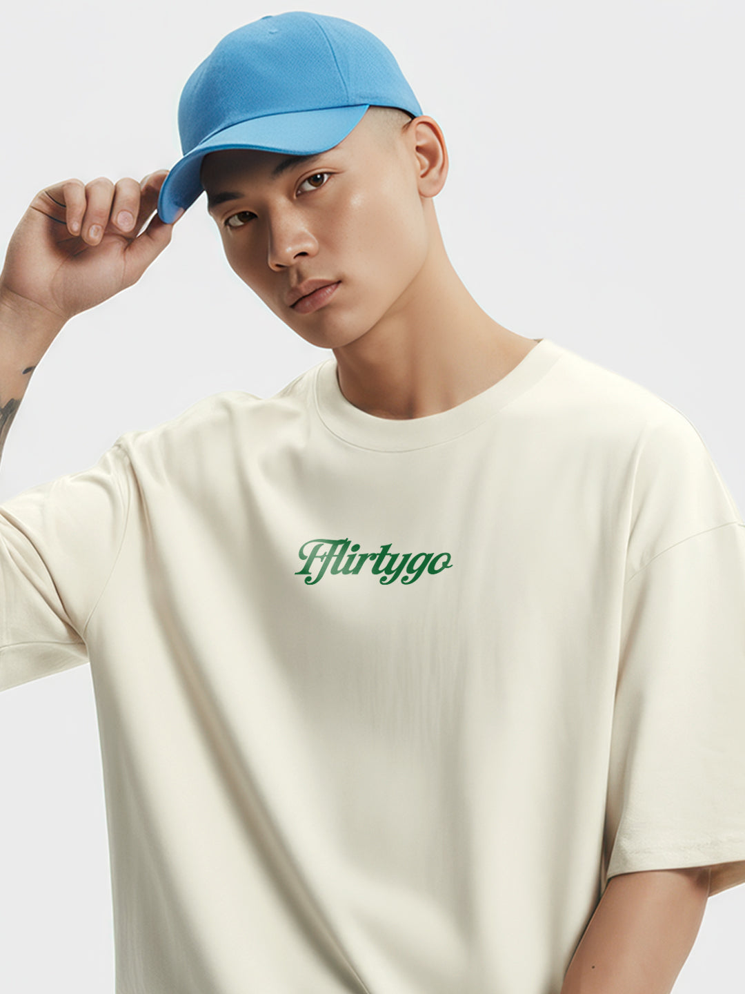 Paranoid Puff Printed Mens Oversized T-Shirt