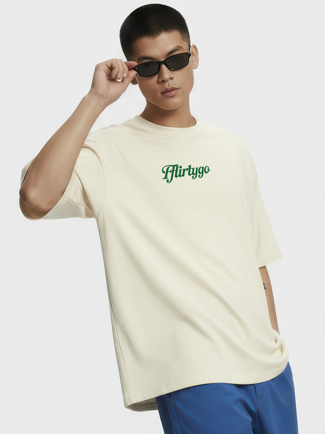 Paranoid Puff Printed Mens Oversized T-Shirt