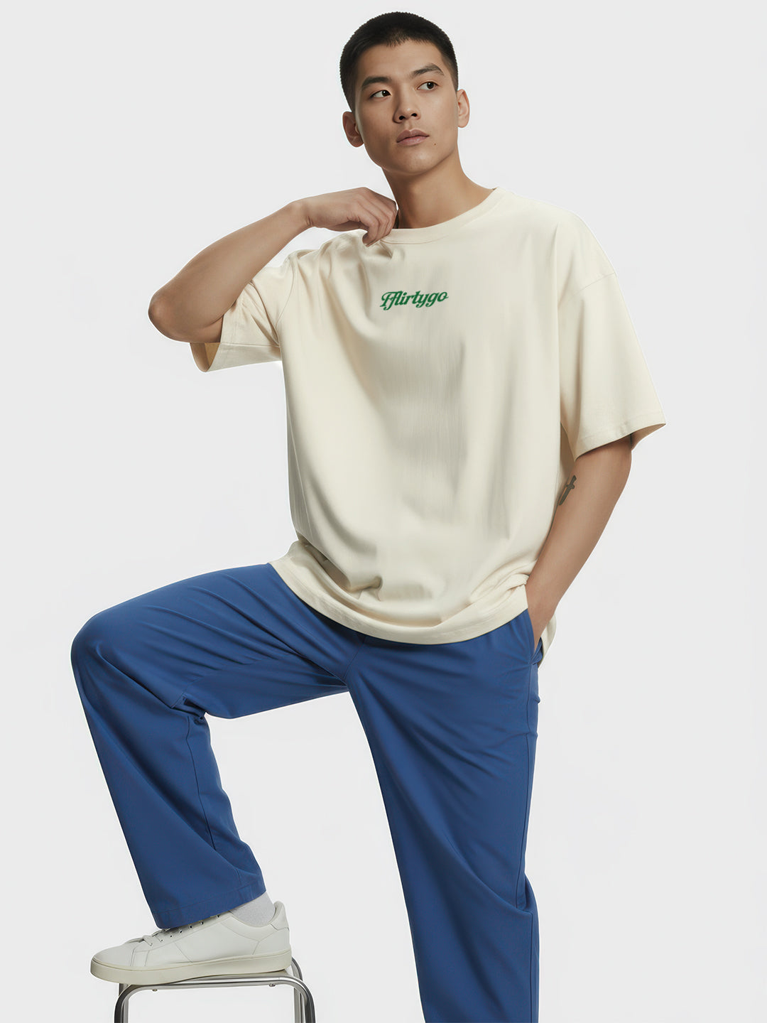 Paranoid Puff Printed Mens Oversized T-Shirt