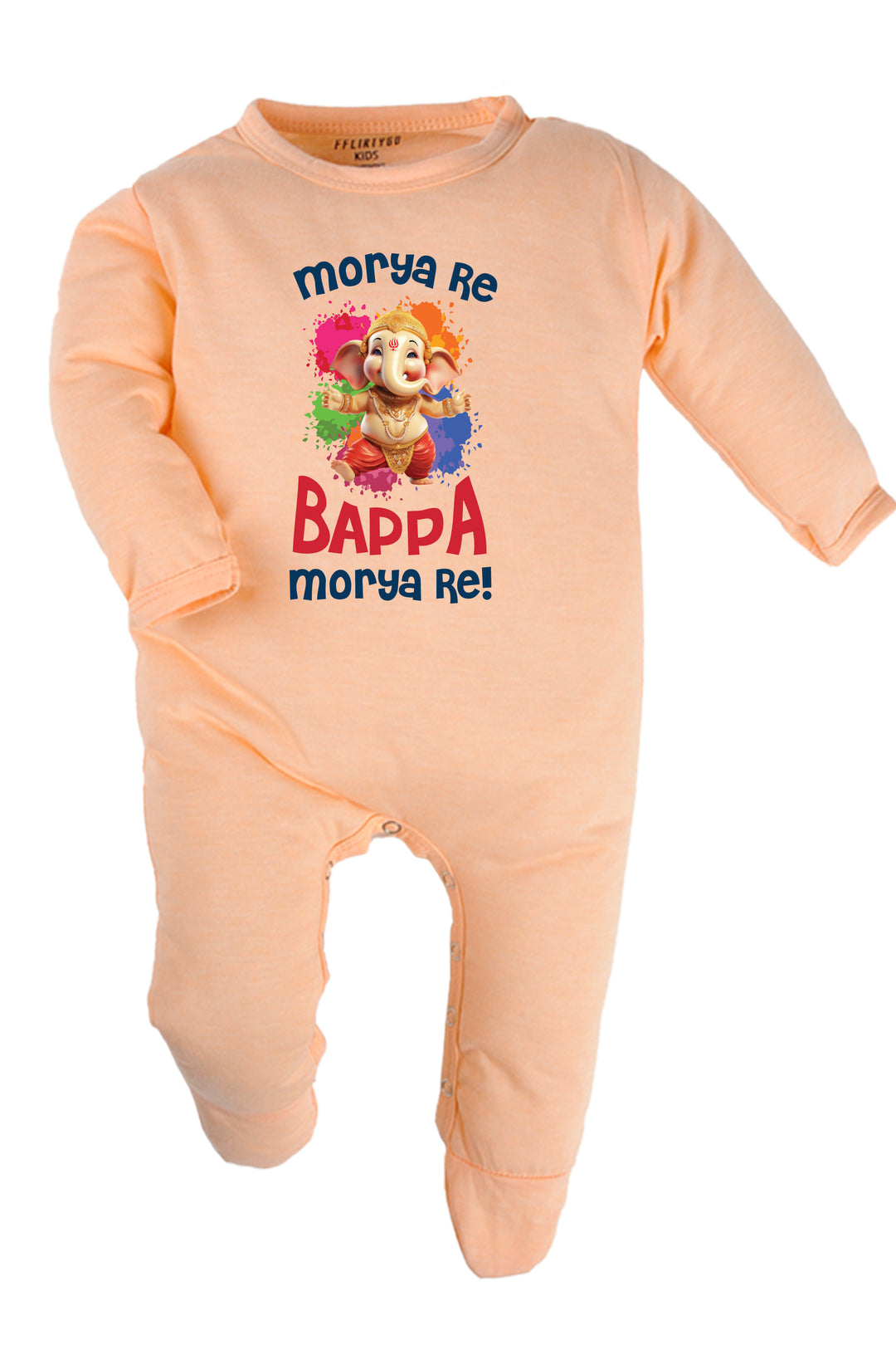 Morya Re Bappa Morye Re Baby Romper | Onesies