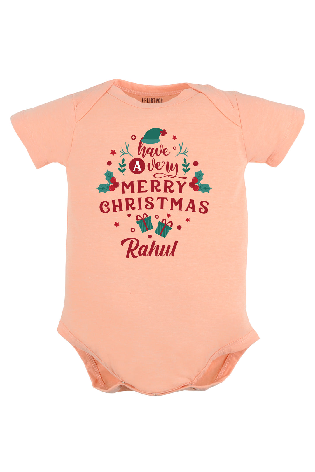 Have A Very Merry Christmas Baby Romper | Onesies w/ Custom Name