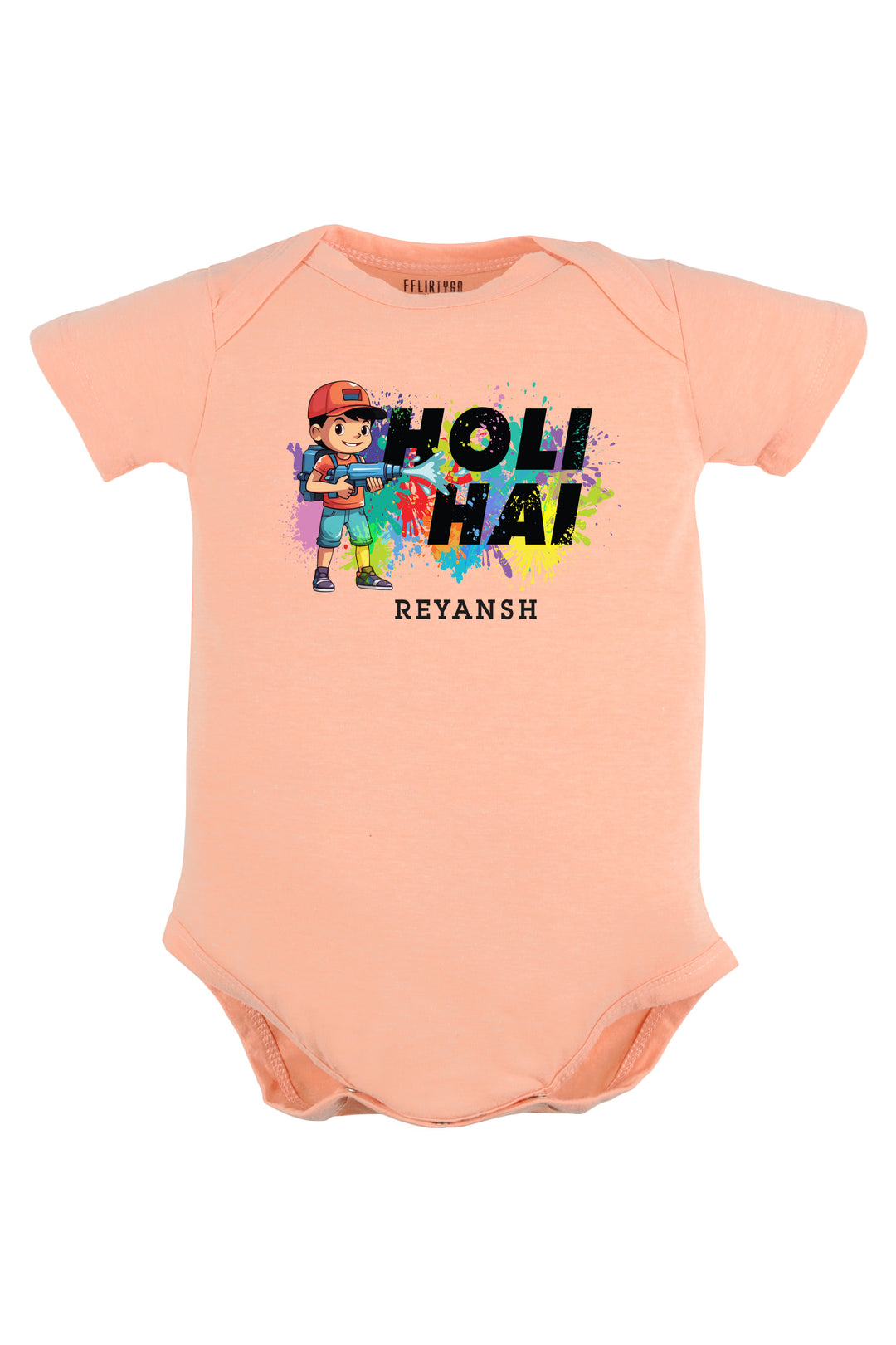Holi Hai Baby Romper | Onesies w/ Custom Name