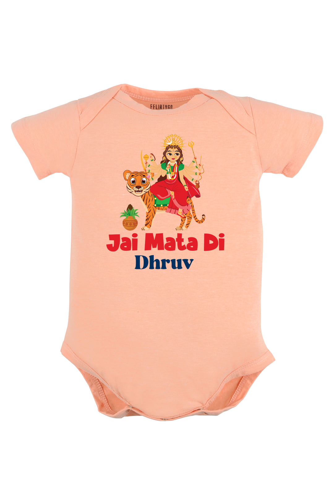 Jai Mata Di Baby Romper | Onesies w/ Custom Name