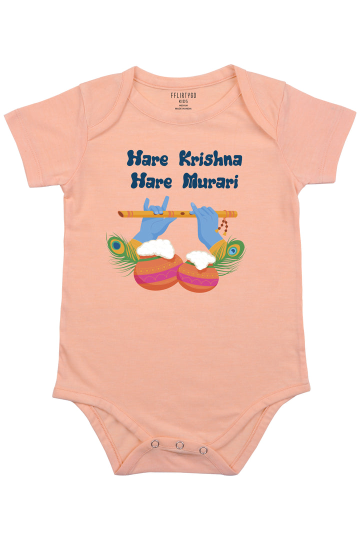 Hare Krishna Hare Murari Baby Romper | Onesies