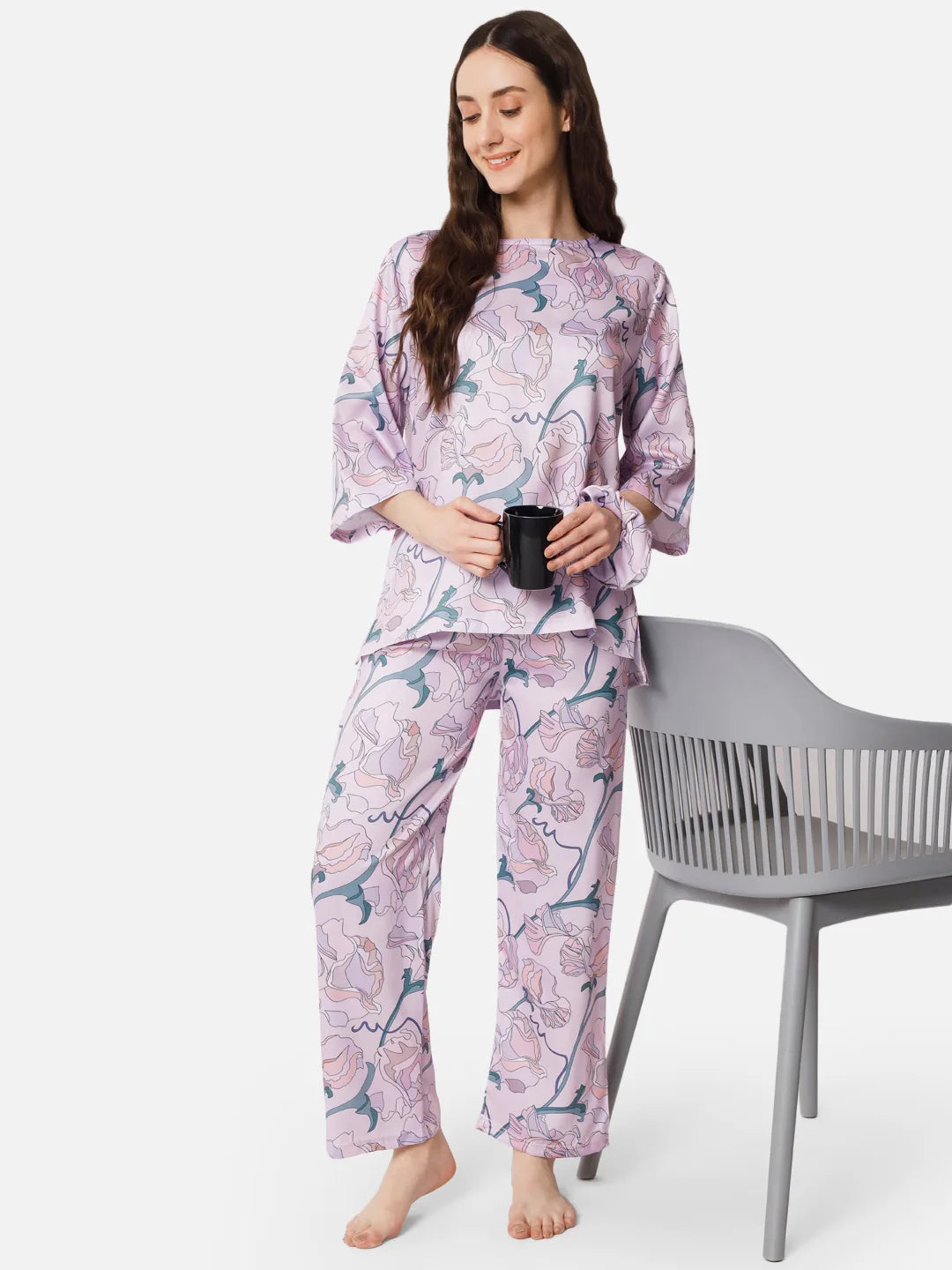 Pink Blossom Nightwear Set