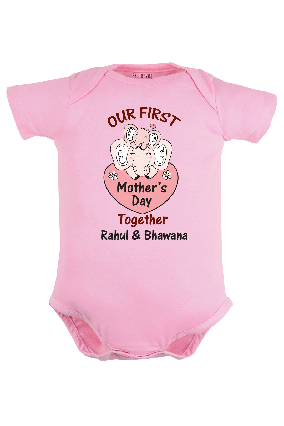 Our First Mother's Day Together Baby Romper | Onesies w/ Custom Name