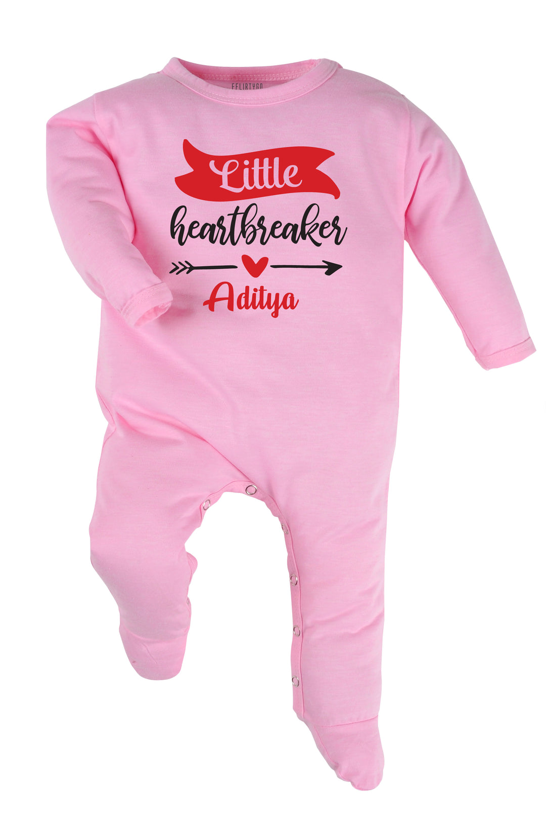 Little Heart Breaker Baby Romper | Onesies w/ Custom Name