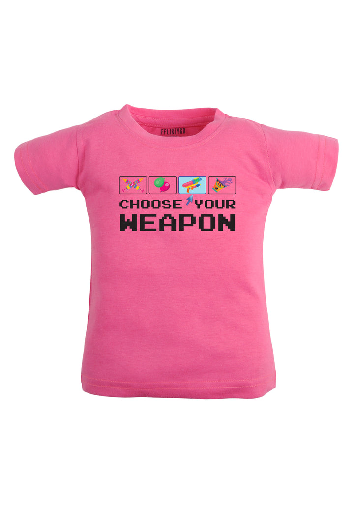 Choose Your Weapon Kids T Shirt