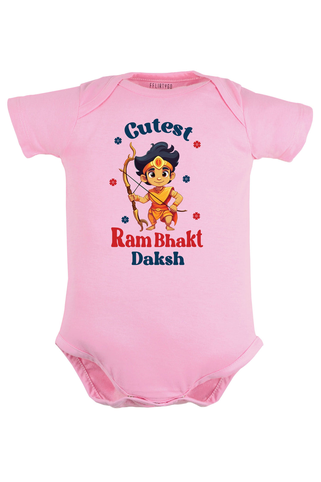 Cutest Ram Bhakt Baby Romper | Onesies w/ Custom Name