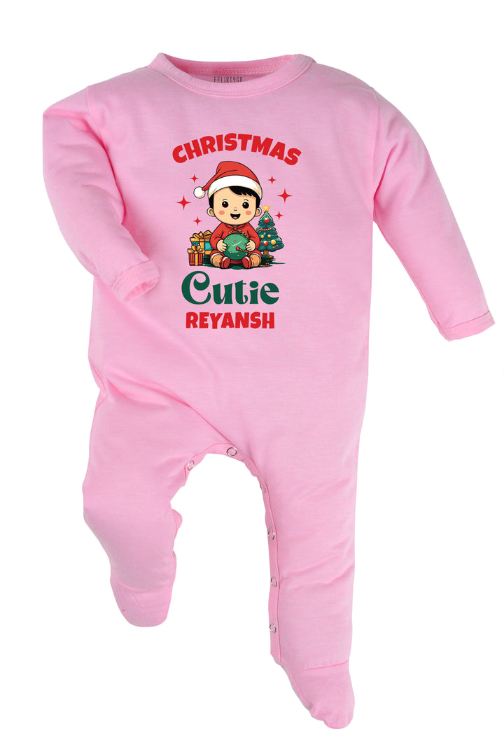 Christmas Cutie Baby Romper | Onesies w/ Custom Name