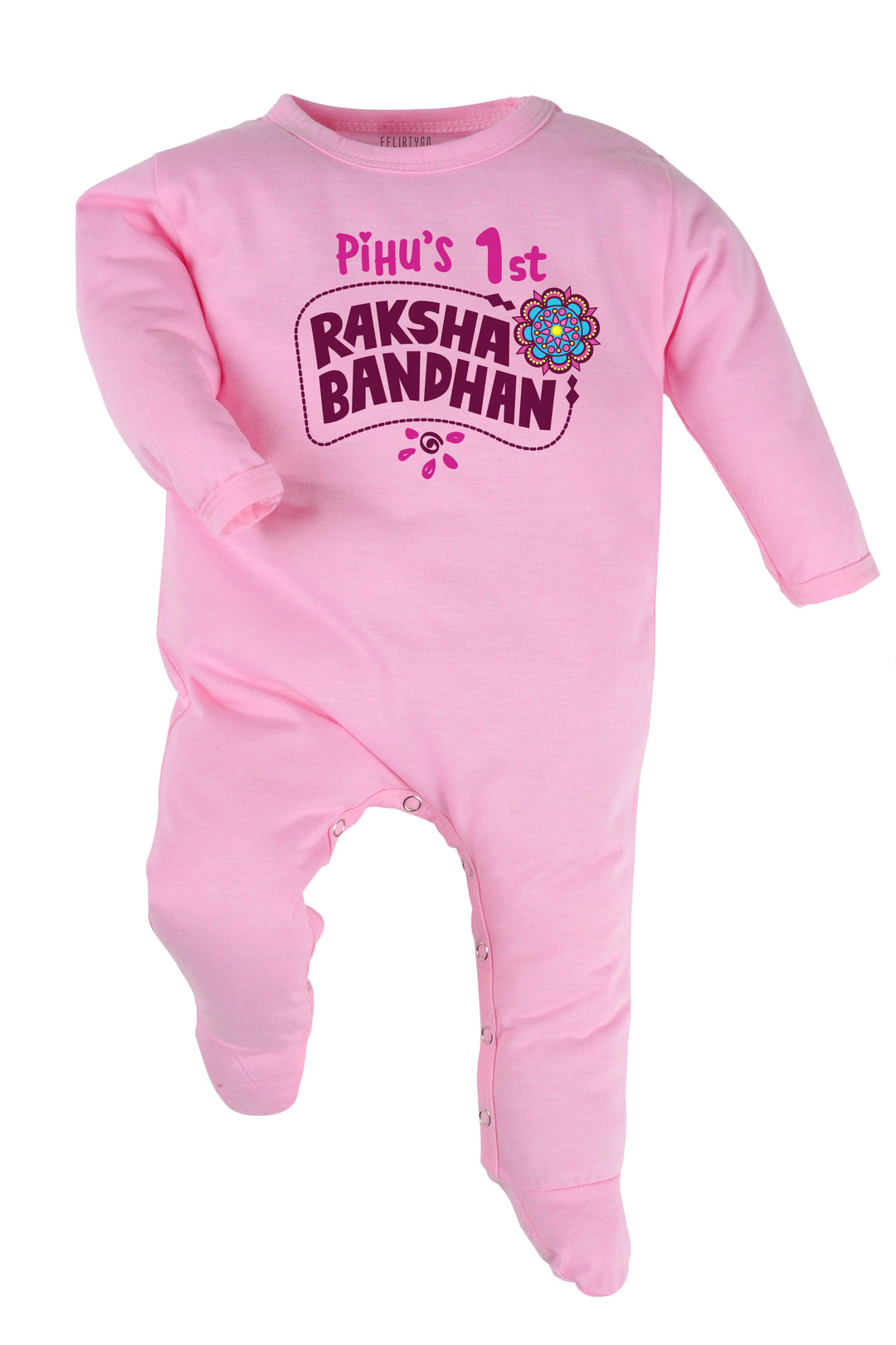 My First Raksha Bandhan Baby Romper | Onesies w/ Custom Name